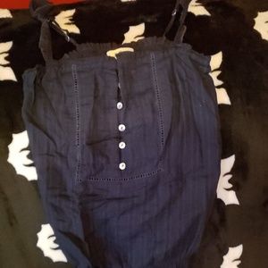 Abercombie and Fitch blue tank top